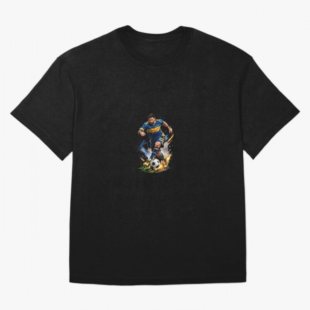 The Great Footballer Oversized T-Shirt Bring the FIFA World Cup 2026 Group Stage Journey through Messi and Cristiano Ronaldo Highlights, England and Germany Pride, Classic Soccer Heritage, Championship Pressure, Fan Loyalty and International Pride;