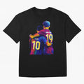 Lionel Messi and Foster child Wpap Art Classic T-Shirt Turn Up for the FIFA World Cup 2026 Journey through CR7 and Messi Highlights, Portugal Pride, Classic Soccer Heritage, Championship Pressure, Fan Loyalty and International Pride; Great for