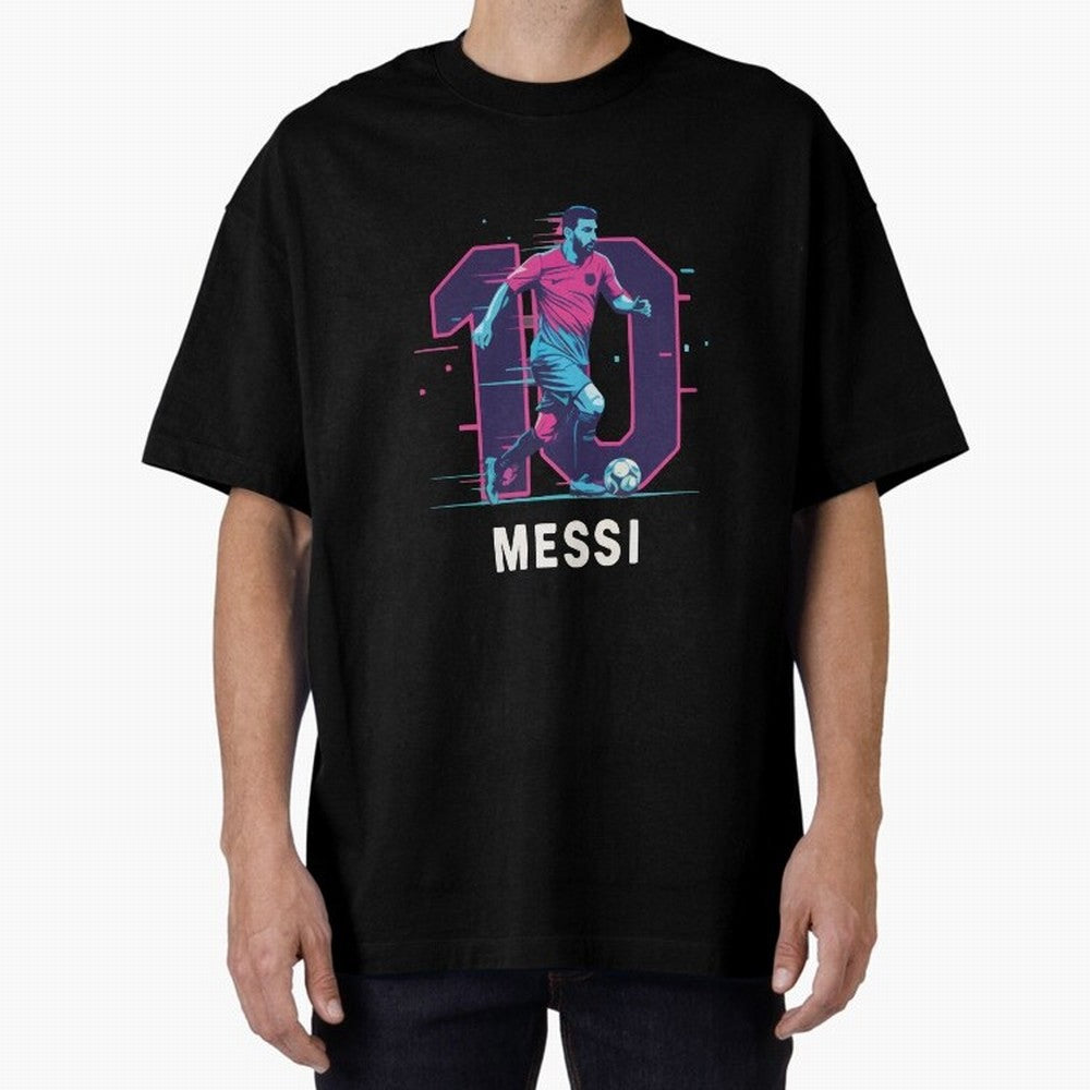 Messi 10 GOAT Oversized T-Shirt Create FIFA World Cup 2026 for Fans of CR7 and Portugal, Bringing Global Supporter Spirit, Legendary Goals, National Colors and Tournament Celebration; Ideal for Football Dads, Football Moms, Friends, Collectors and