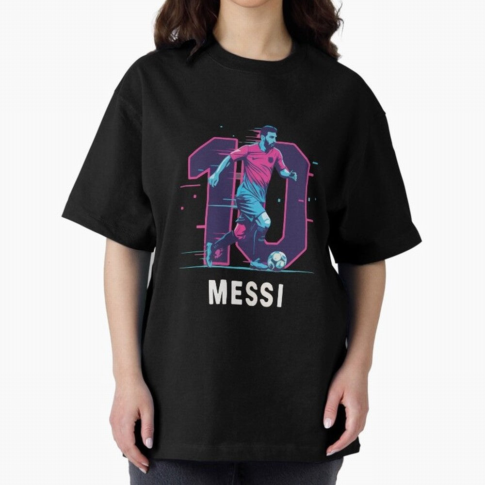Messi 10 GOAT Oversized T-Shirt Create FIFA World Cup 2026 for Fans of CR7 and Portugal, Bringing Global Supporter Spirit, Legendary Goals, National Colors and Tournament Celebration; Ideal for Football Dads, Football Moms, Friends, Collectors and