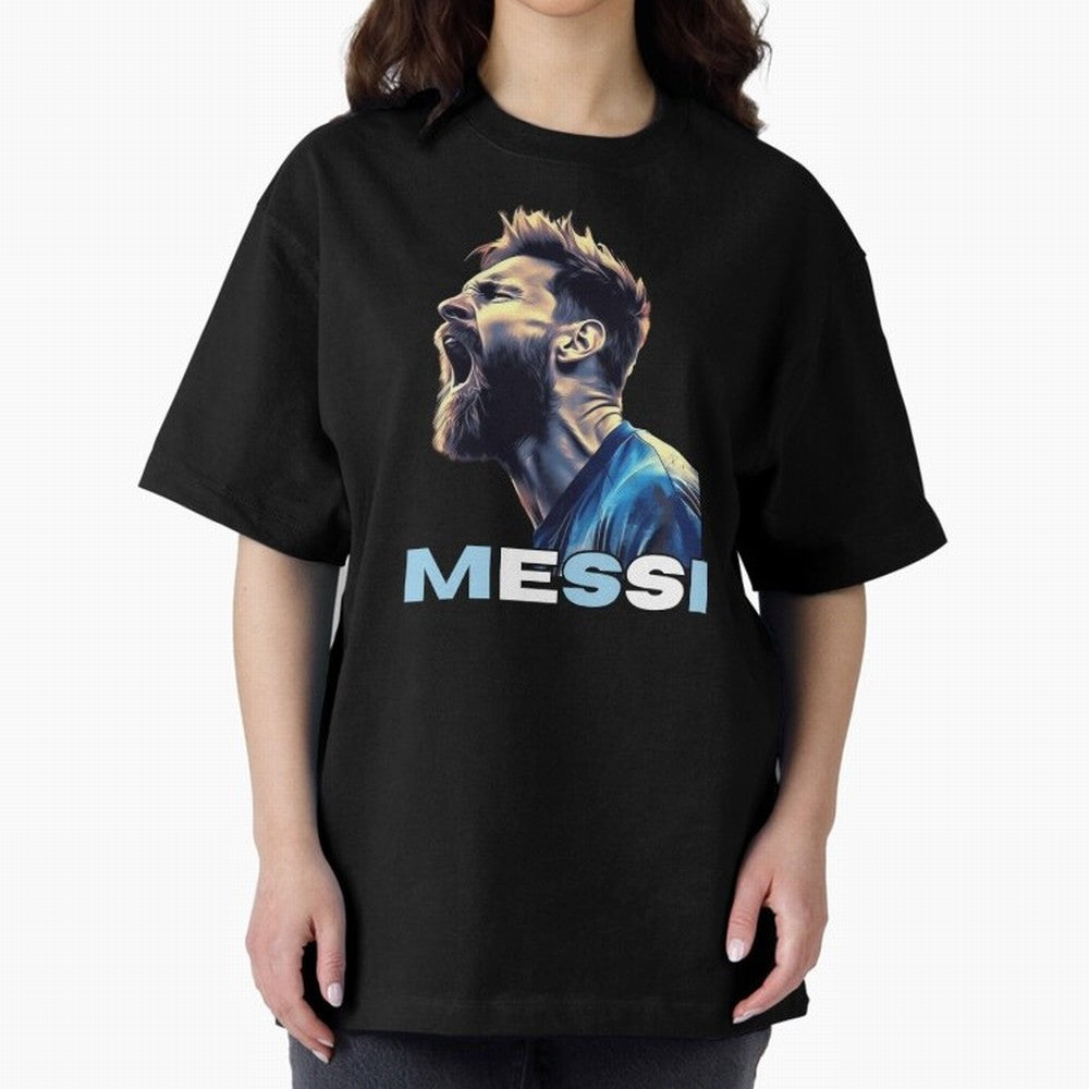 Lionel Messi Classic T-Shirt Honor the Beautiful Game during Match Day Hype around FIFA World Cup 2026 Group Stage, Messi, Argentina, France and Brazil, Retro Football Energy, Iconic Rivalries, Trophy Chase Drama and Stadium Atmosphere; Great for