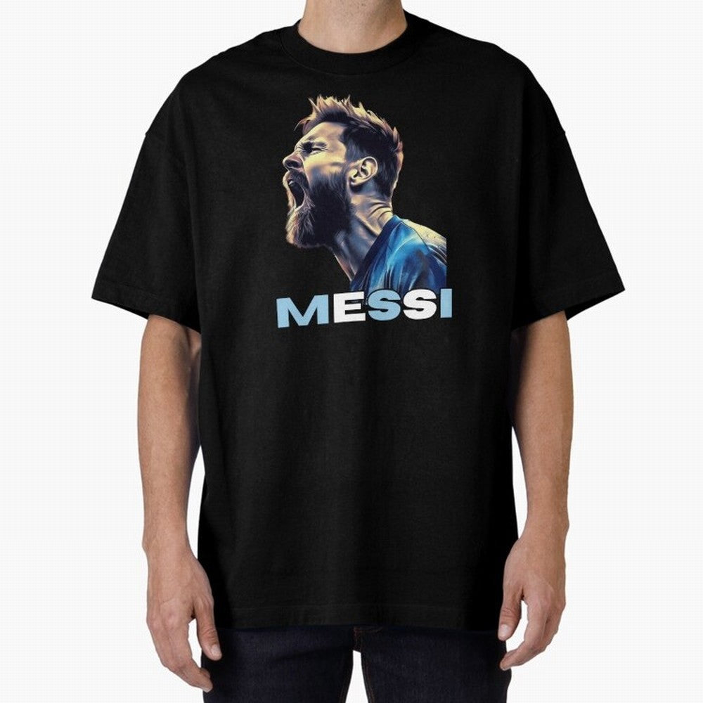 Lionel Messi Classic T-Shirt Honor the Beautiful Game during Match Day Hype around FIFA World Cup 2026 Group Stage, Messi, Argentina, France and Brazil, Retro Football Energy, Iconic Rivalries, Trophy Chase Drama and Stadium Atmosphere; Great for
