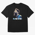 Lionel Messi Classic T-Shirt Honor the Beautiful Game during Match Day Hype around FIFA World Cup 2026 Group Stage, Messi, Argentina, France and Brazil, Retro Football Energy, Iconic Rivalries, Trophy Chase Drama and Stadium Atmosphere; Great for