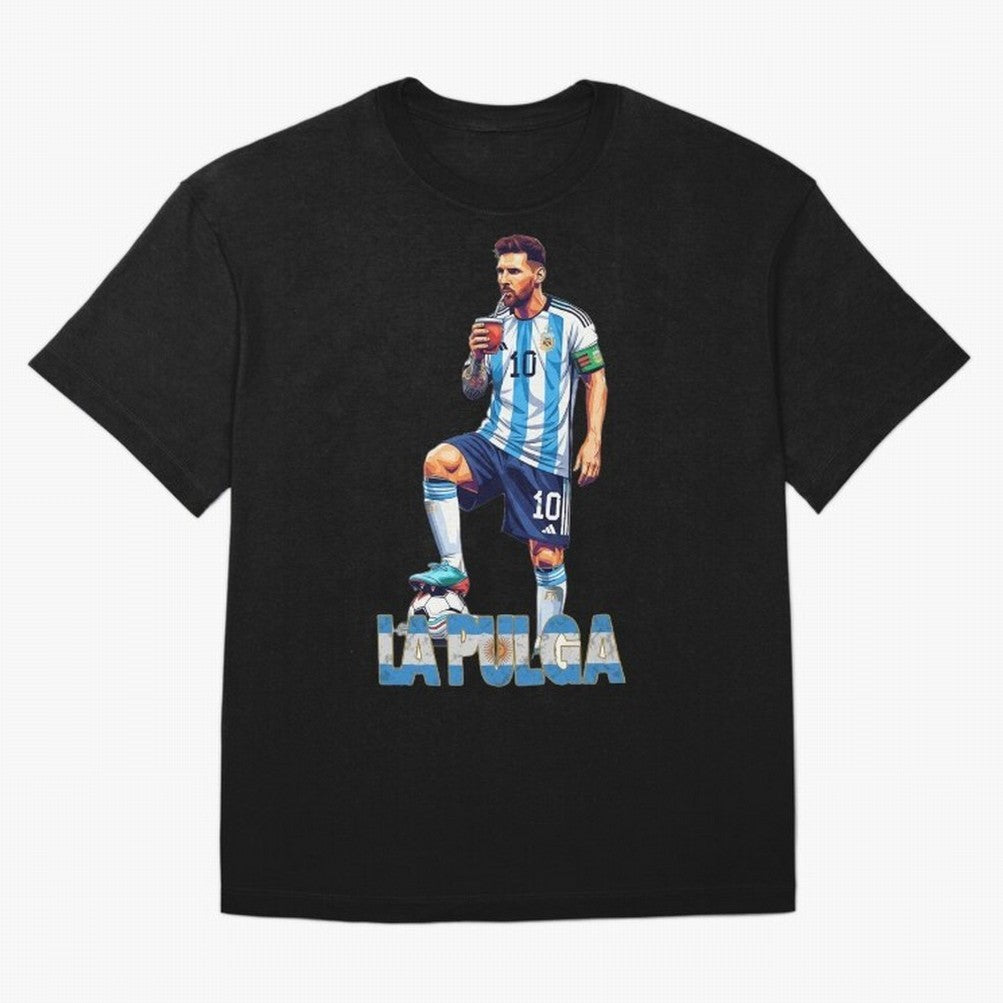 Argentina World Champs Messi Number Oversized T-Shirt Unlock Global Football Passion for FIFA World Cup 2026 USA Canada Mexico, Featuring Neymar, England, France and Netherlands, Fan Favorite Moments, National Team Passion, Big Match Drama and