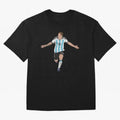 Messi Goal World Cup 2022 Oversized T-Shirt Bring Legendary Rivalry Energy to FIFA World Cup 2026 Group Stage for Fans of Neymar, Haaland and Cristiano Ronaldo and France, Bringing Soccer Culture, Superstar Moments, National Team Dreams and