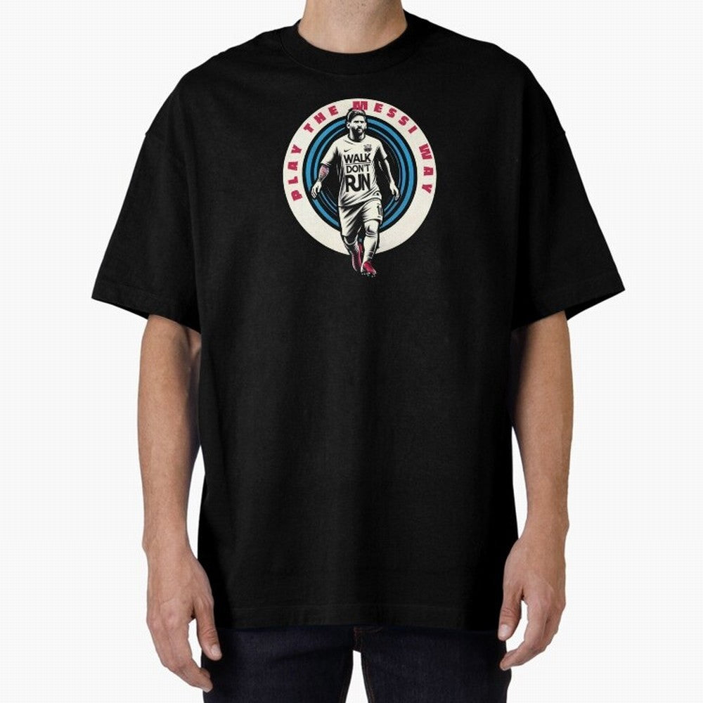 Play the Messi Way Classic T-Shirt Bring Global Tournament Vibes to Global Football Passion for FIFA World Cup 2026, Made for CR7, Brazil, Supporter Pride, Iconic Celebrations, Legendary Names and Global Match Day Energy; Ideal for Football Dads,