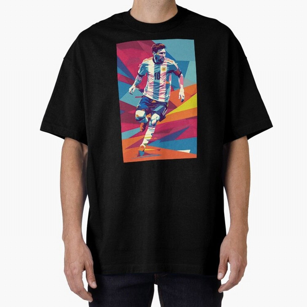 Messi in action Graphic poster design Classic T-Shirt Show Fan Pride Across Match Day Hype around FIFA World Cup 2026 USA Canada Mexico, CR7 and Messi, Brazil, Portugal and Argentina, Football Passion, Legendary Performances, Festival Vibes and