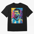 Argentina World Champs Messi Number Oversized T-Shirt Cheer through Every Moment of Global Football Passion for FIFA World Cup 2026, Celebrating Neymar, Haaland and Cristiano Ronaldo, England and Germany, Global Supporter Spirit, Legendary Goals,