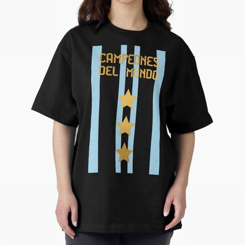 Argentina Jersey 3 Stars World Champions Classic T-Shirt Back Your Heroes with FIFA World Cup 2026 Spirit, Capturing France, Haaland, Match Day Excitement, Supporter Culture, Golden Goals and Global Football Passion; Great for Watch Parties, Sports