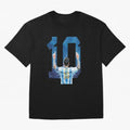Messi 10 Argentina Oversized T-Shirt Show Fan Pride Across Global Football Passion for FIFA World Cup 2026, Centered on Messi, CR7 and Mbappe, Spain, Tournament Hype, Historic Matchups, Family Viewing Parties and Global Sports Pride; Perfect for