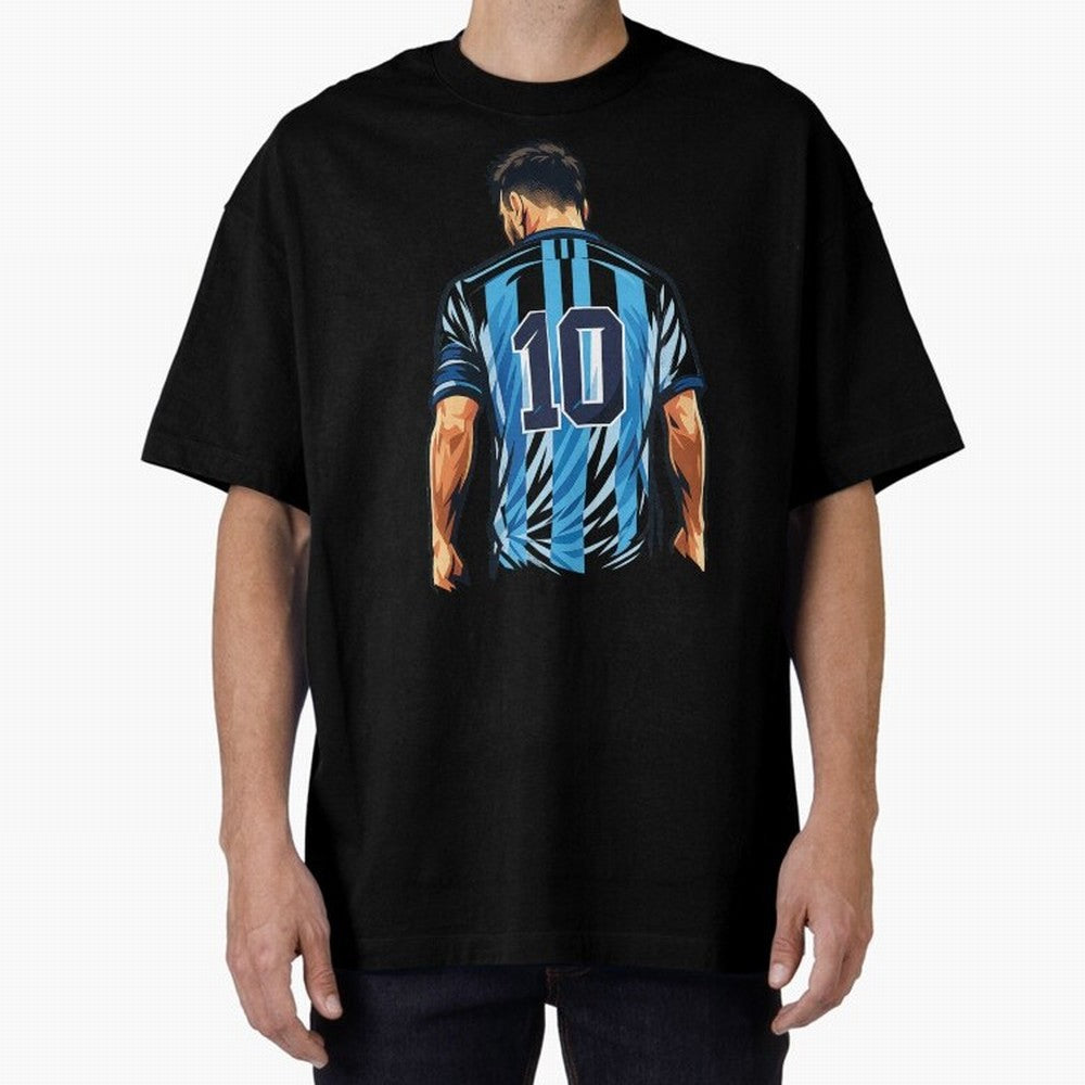 Messi 10 legend Oversized T-Shirt Turn Up for the FIFA World Cup 2026 Journey through Cristiano Ronaldo Highlights, Germany Pride, Game Day Rituals, Football Legends, Country Pride and the Road to the Final; Ideal for Passionate Fans Who Love