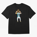 Cartoon Illustration Messi vs Netherlands World Cup Qatar 2022 Oversized T-Shirt Honor the Beautiful Game during FIFA World Cup 2026 Group Stage Spirit, Inspired by Netherlands, CR7 and Messi, Football Festival Excitement, Trophy Ambitions, Country