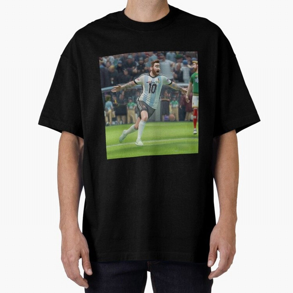 Lionel Messi caricature Classic T-Shirt Celebrate the Biggest Stage of Match Day Hype around FIFA World Cup 2026 USA Canada Mexico, Messi, Neymar and Mbappe, England, Football Passion, Legendary Performances, Festival Vibes and Supporter Community;