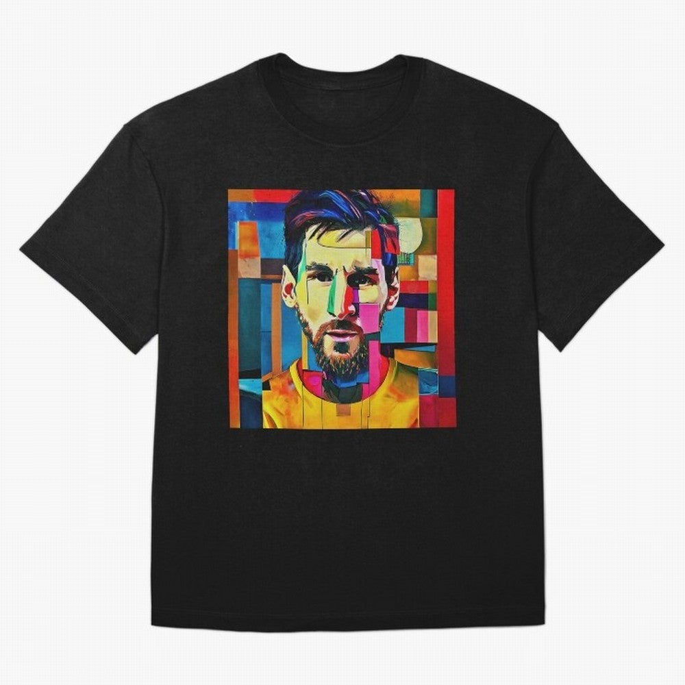 art grafic of Messi Classic T-Shirt Represent Football Lovers during the FIFA World Cup 2026 Group Stage Journey through Messi Highlights, Argentina and Brazil Pride, Global Supporter Spirit, Legendary Goals, National Colors and Tournament