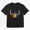 Messi Vector Artwork| Perfect Gift For you and friends Classic T-Shirt Support the FIFA World Cup 2026 Group Stage Journey through Messi and Cristiano Ronaldo Highlights, Brazil Pride, Supporter Pride, Iconic Celebrations, Legendary Names and