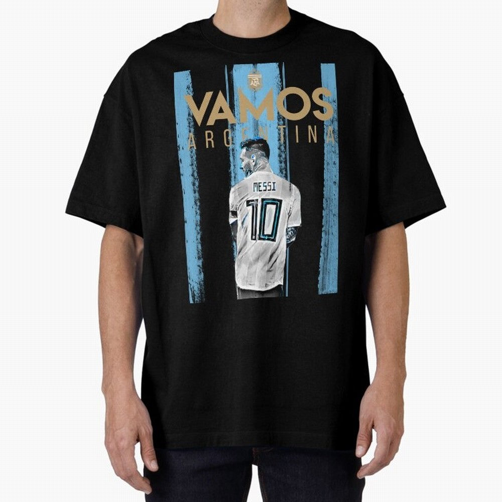 Lionel Messi TShirt Classic T-Shirt Back the Journey through Global Football Passion for FIFA World Cup 2026 Group Stage, with Neymar, Haaland and Cristiano Ronaldo, France, Football Festival Excitement, Trophy Ambitions, Country Rivalries and Star
