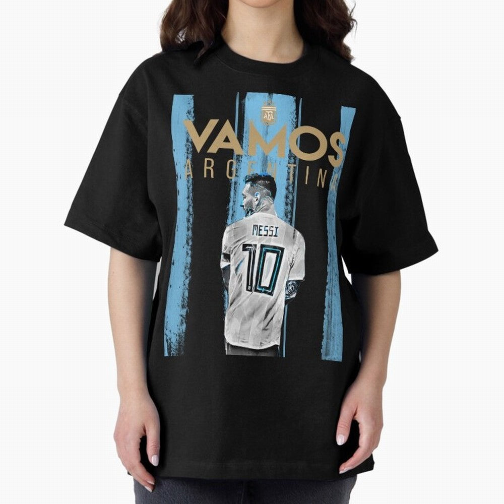 Lionel Messi TShirt Classic T-Shirt Back the Journey through Global Football Passion for FIFA World Cup 2026 Group Stage, with Neymar, Haaland and Cristiano Ronaldo, France, Football Festival Excitement, Trophy Ambitions, Country Rivalries and Star