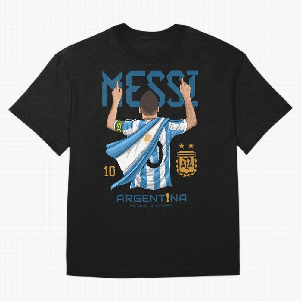 The King Leo Messi Legend Oversized T-Shirt Follow the Final Road of the FIFA World Cup 2026 Journey through Messi, Neymar and Mbappe Highlights, England and Germany Pride, Champion Mindset, Group Stage Buzz, Knockout Tension and Passionate Fan