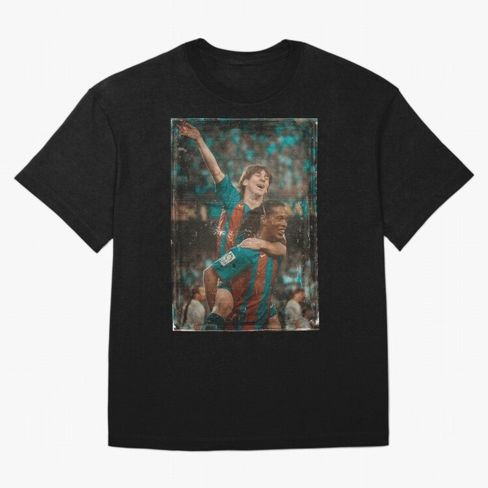 Messi and Ronaldinho Vintage Classic T-Shirt Feel the Heartbeat of Match Day Hype around FIFA World Cup 2026 Group Stage, CR7 and Messi, Portugal, Spain and Germany, Retro Football Energy, Iconic Rivalries, Trophy Chase Drama and Stadium