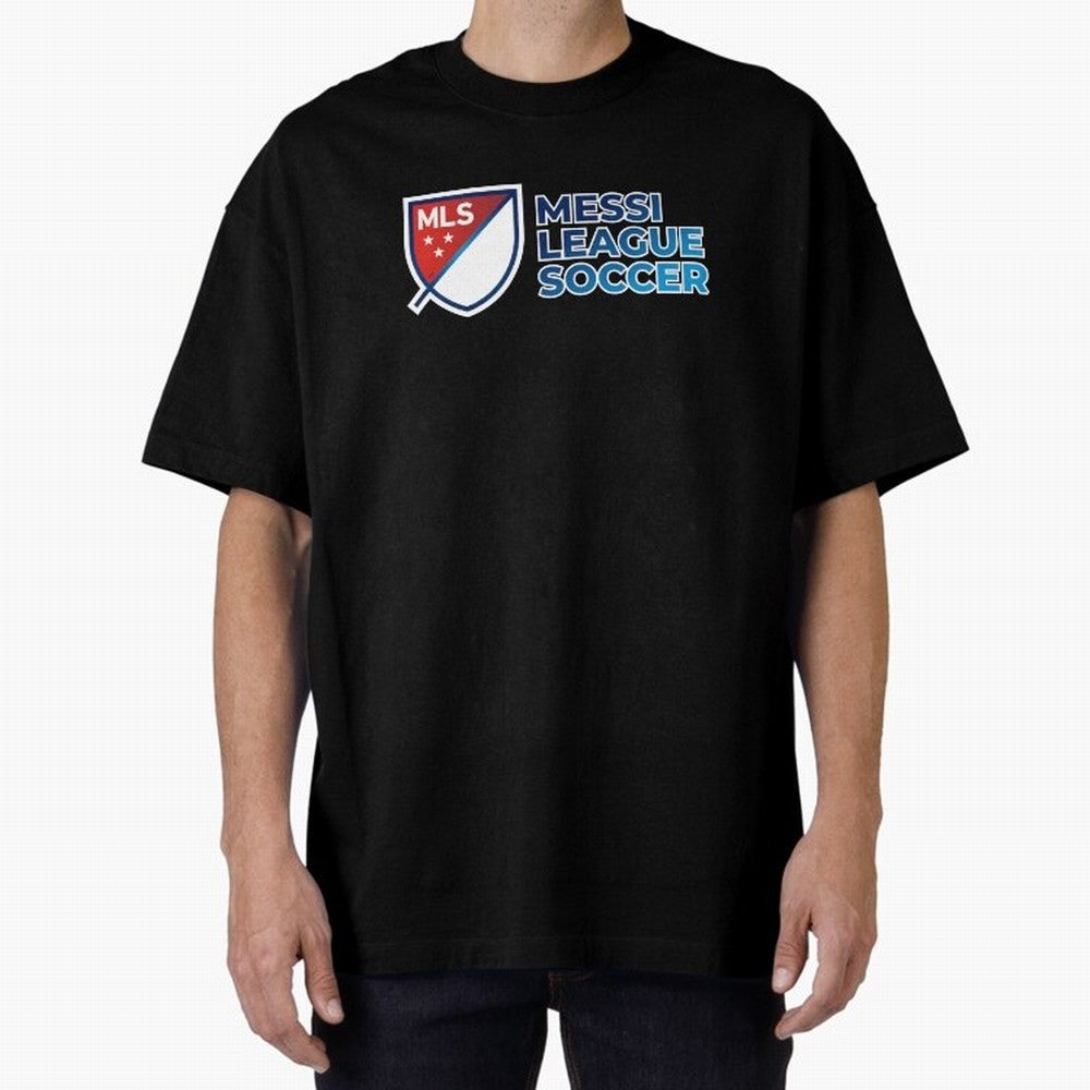 MLS Messi League Soccer Oversized T-Shirt Refresh the FIFA World Cup 2026 USA Canada Mexico Journey through Cristiano Ronaldo Highlights, Argentina and Brazil Pride, Football Festival Excitement, Trophy Ambitions, Country Rivalries and Star Player