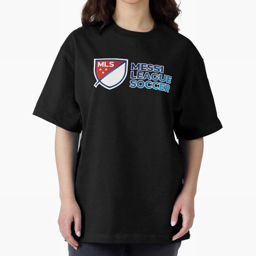 MLS Messi League Soccer Oversized T-Shirt Refresh the FIFA World Cup 2026 USA Canada Mexico Journey through Cristiano Ronaldo Highlights, Argentina and Brazil Pride, Football Festival Excitement, Trophy Ambitions, Country Rivalries and Star Player
