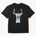Lionel Messi Oversized T-Shirt Turn Football Passion into FIFA World Cup 2026 USA Canada Mexico Spirit, with Brazil, Portugal and Argentina, Haaland, Stadium Memories, Football Loyalty, International Chants and Championship Tradition; Perfect for