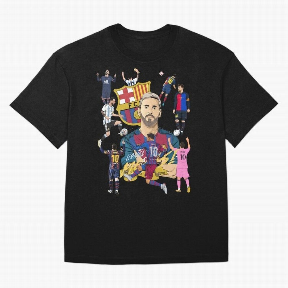 MiaMessi Premium Oversized T-Shirt Feel the Roar of the FIFA World Cup 2026 Group Stage Journey through CR7 Highlights, Brazil, Portugal and Argentina Pride, Match Day Excitement, Supporter Culture, Golden Goals and Global Football Passion; Ideal