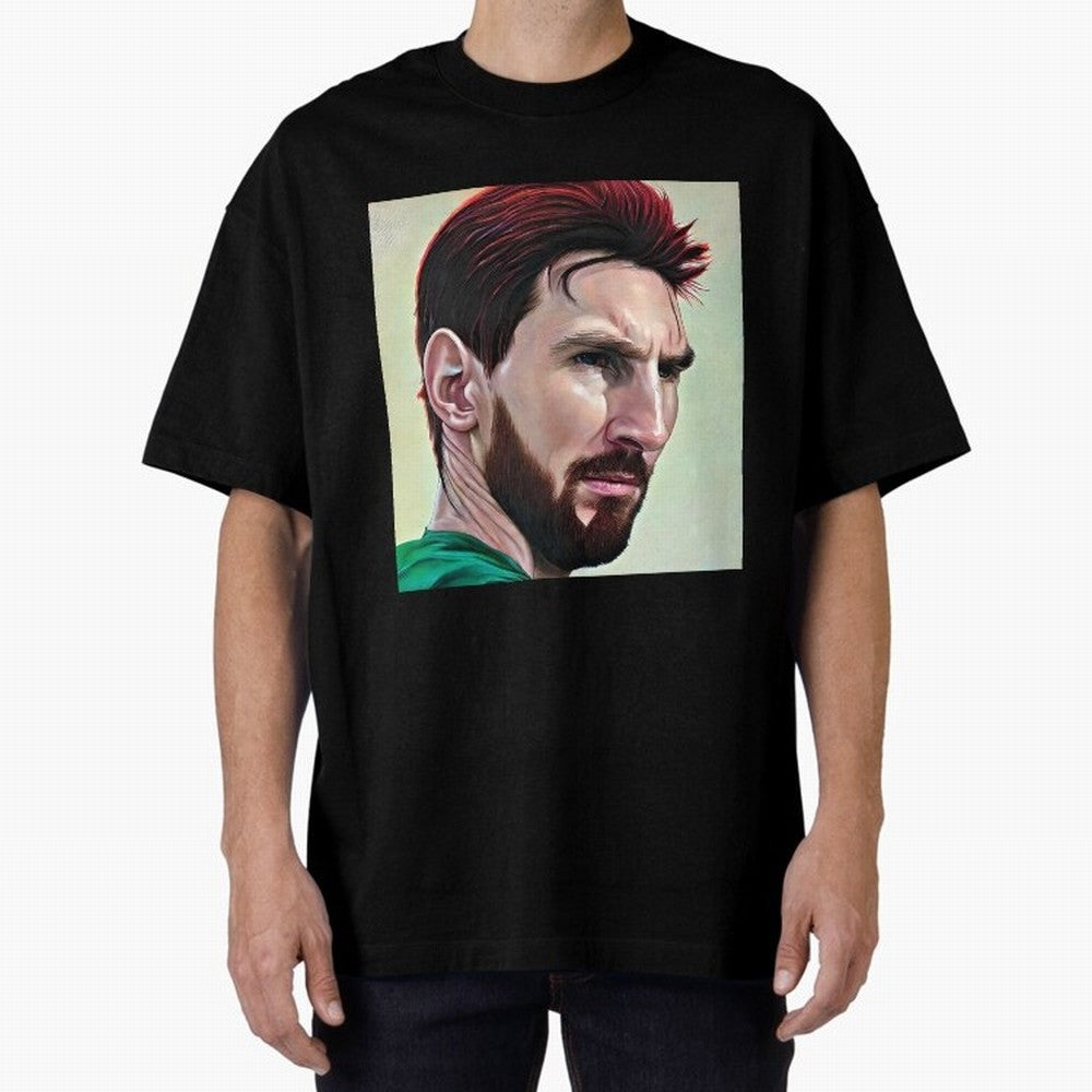 Painterly Messi Classic T-Shirt Keep Football History Alive during the FIFA World Cup 2026 Group Stage Journey through Messi, Neymar and Mbappe Highlights, Argentina, France and Brazil Pride, Championship Spirit, Famous Goals, Roaring Crowds and
