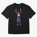 Lionel Messi Tribute To DM| Perfect Gift For you and friends Classic T-Shirt Carry National Pride through Global Football Passion for FIFA World Cup 2026 USA Canada Mexico, Inspired by CR7 and Messi, Brazil, Retro Football Energy, Iconic Rivalries,