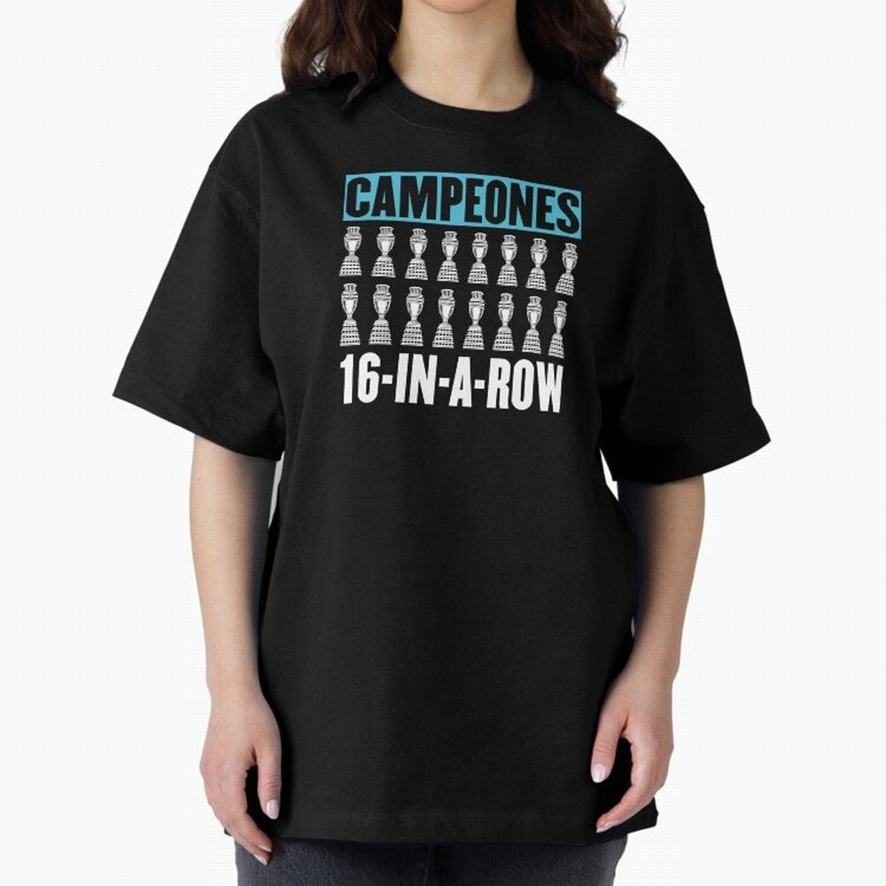 CHAMPIONS 16-IN-A-ROW Classic T-Shirt Keep Football History Alive during Match Day Hype around FIFA World Cup 2026, Haaland, Argentina, Tournament Hype, Historic Matchups, Family Viewing Parties and Global Sports Pride; Ideal for Passionate Fans