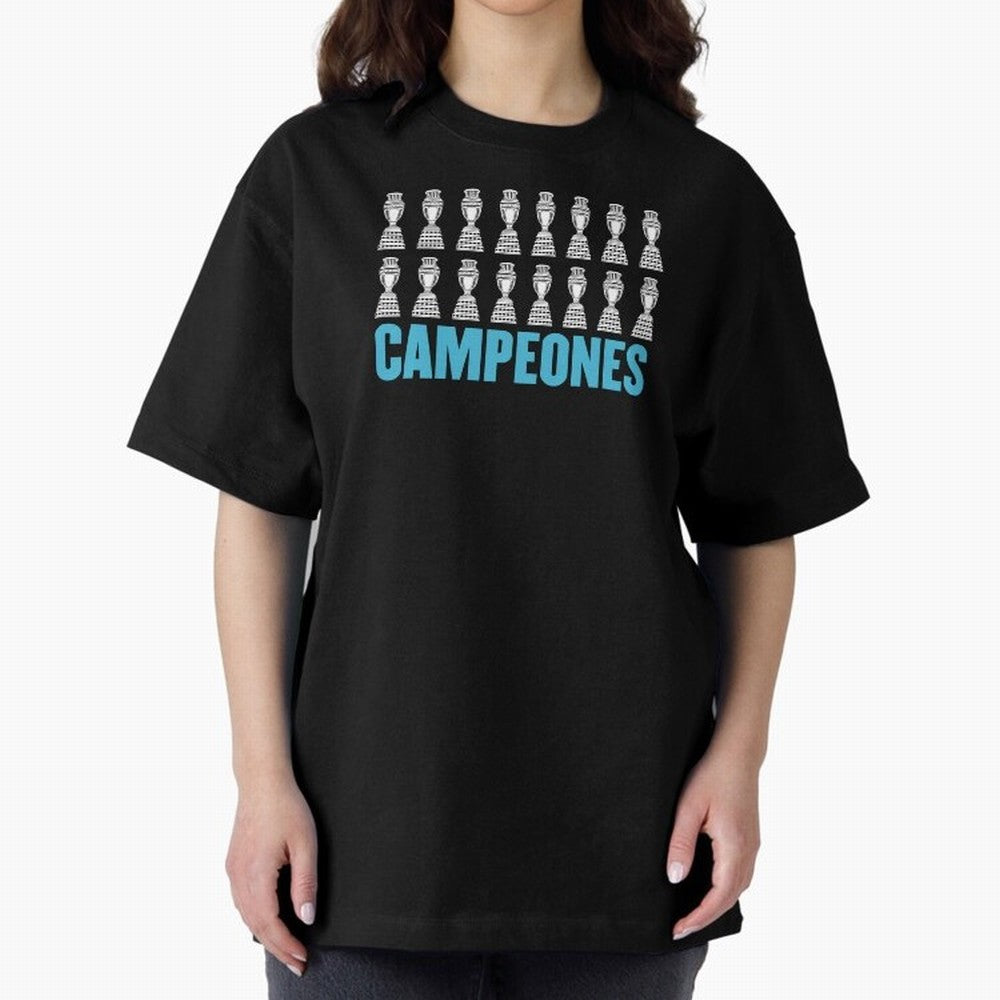 Campeones! Classic T-Shirt Celebrate Soccer Greatness during Global Football Passion for FIFA World Cup 2026 Group Stage, Centered on CR7, Argentina, Fan Favorite Moments, National Team Passion, Big Match Drama and Soccer History; Made for Die Hard