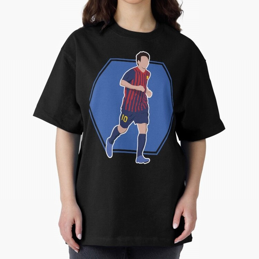 Messi Best Oversized T-Shirt Show Match Day Excitement for FIFA World Cup 2026 Connected to Neymar, Argentina Energy, Global Supporter Spirit, Legendary Goals, National Colors and Tournament Celebration; Made for Die Hard Supporters, Soccer Lovers,