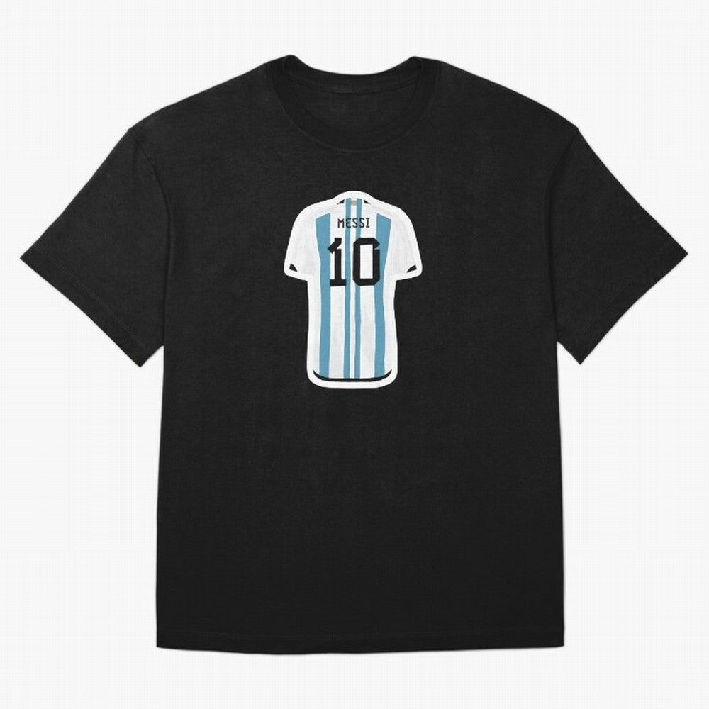 Messi Jersey Oversized T-Shirt Follow Every Goal of FIFA World Cup 2026 Group Stage for Fans of Neymar and Brazil, Portugal and Argentina, Bringing Championship Spirit, Famous Goals, Roaring Crowds and International Football Unity; Perfect for