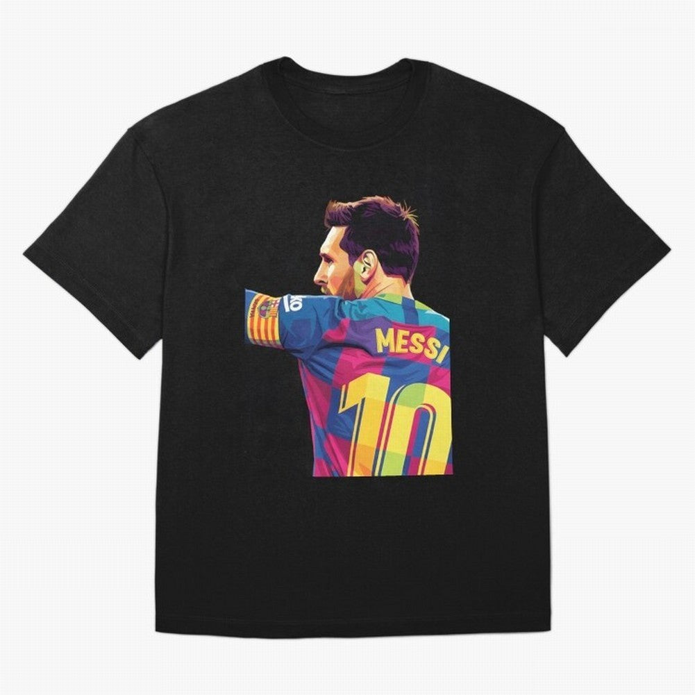Messi wpap pop art Classic T-Shirt Fuel Your Fan Pride for FIFA World Cup 2026 Spirit, Capturing France, Haaland and Mbappe, Football History, Final Match Energy, Crowd Noise and Once in a Lifetime Moments; Made for Collectors Who Enjoy Iconic