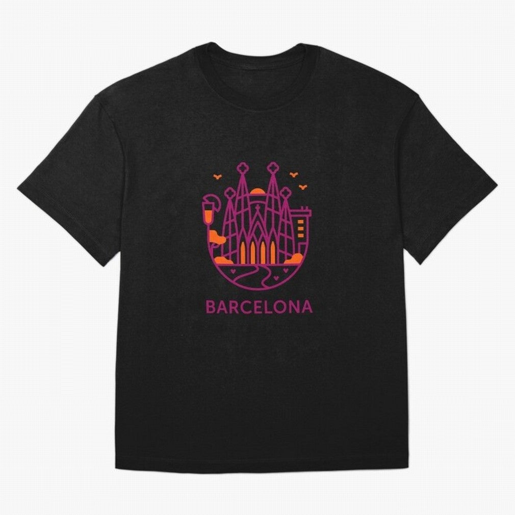 Luggage Barcelona Oversized T-Shirt Mark FIFA World Cup 2026 Spirit, Celebrating England, France and Netherlands, Messi, CR7 and Mbappe, Goal Celebration Energy, Supporter Heritage, Football Icons and Worldwide Tournament Joy; Perfect for