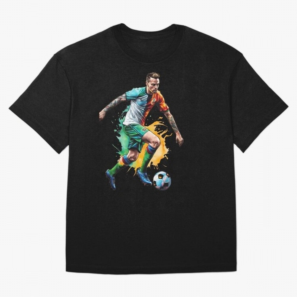 Football Soccer Art Classic T-Shirt Celebrate Soccer Greatness during FIFA World Cup 2026 for Fans of Messi, Neymar and Mbappe and Portugal, Spain and Germany, Bringing Supporter Pride, Iconic Celebrations, Legendary Names and Global Match Day