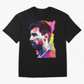 Messi The GOAT Classic T-Shirt Back the Journey through Match Day Hype around FIFA World Cup 2026 Group Stage, Neymar, Haaland and Cristiano Ronaldo, Argentina, Retro Football Energy, Iconic Rivalries, Trophy Chase Drama and Stadium Atmosphere;