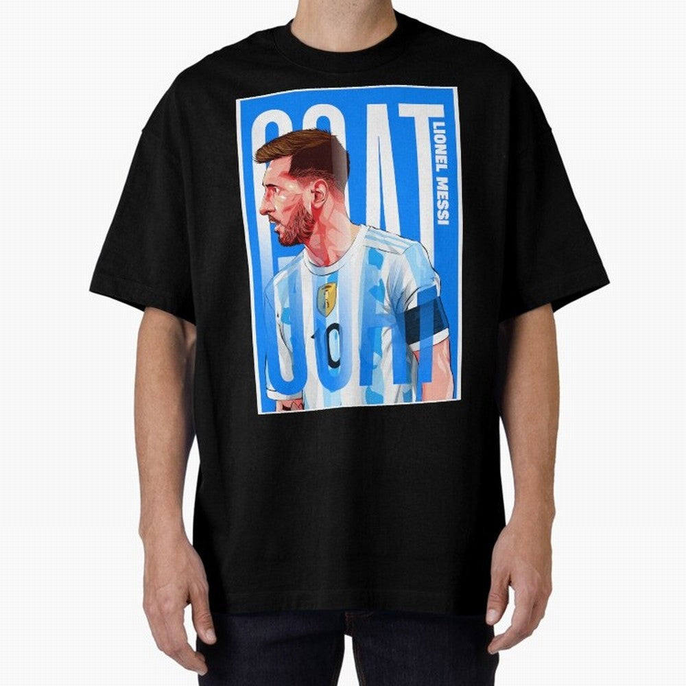 Messi The GOAT Classic T-Shirt Cheer for FIFA World Cup 2026 Group Stage Capturing Cristiano Ronaldo, Argentina, France and Brazil Energy, Worldwide Fan Energy, Dramatic Goals, Stadium Lights and Championship Celebrations; Perfect for Supporters