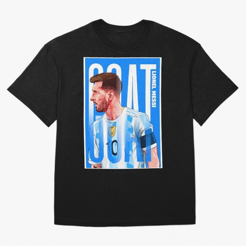 Messi The GOAT Classic T-Shirt Cheer for FIFA World Cup 2026 Group Stage Capturing Cristiano Ronaldo, Argentina, France and Brazil Energy, Worldwide Fan Energy, Dramatic Goals, Stadium Lights and Championship Celebrations; Perfect for Supporters