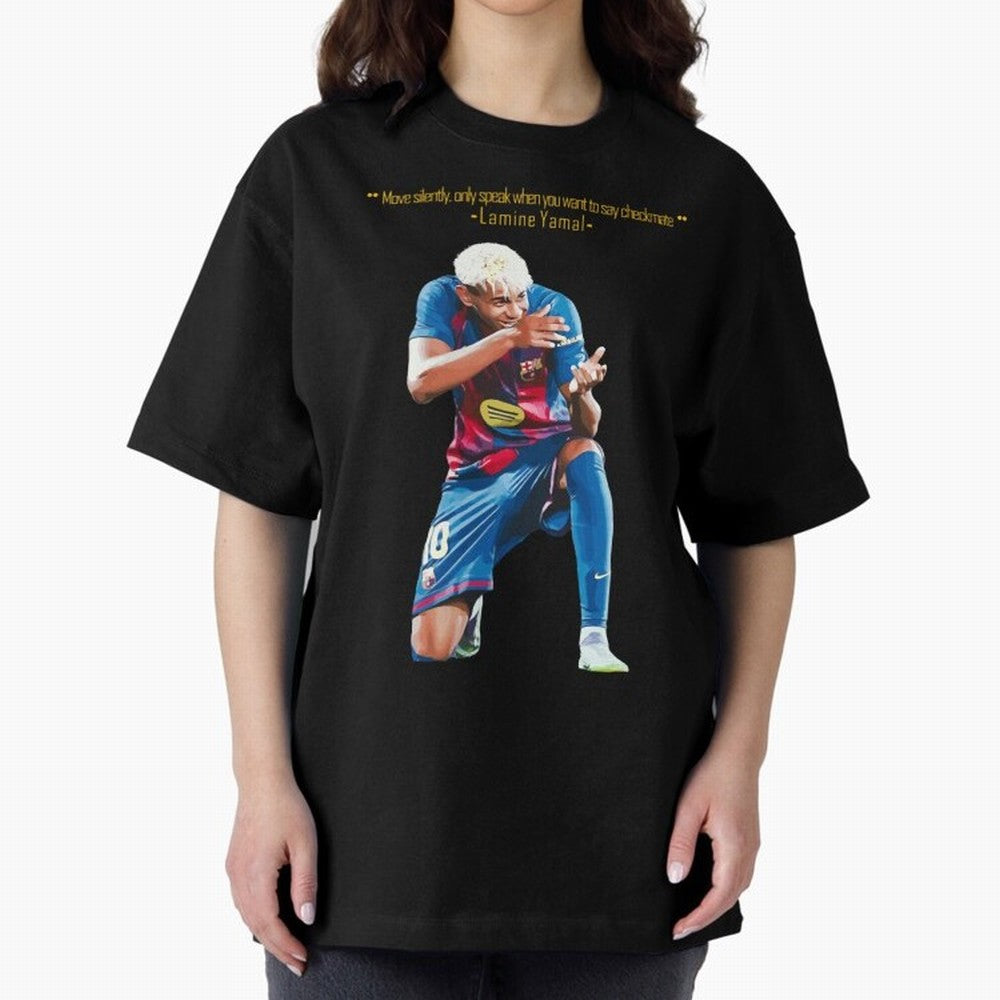 Move Silently Only Speak When You Want To Say Checkmate Lamine Yamal Classic T-Shirt Celebrate the Stars of Global Football Passion for FIFA World Cup 2026 USA Canada Mexico, with Neymar, Argentina, Goal Celebration Energy, Supporter Heritage,