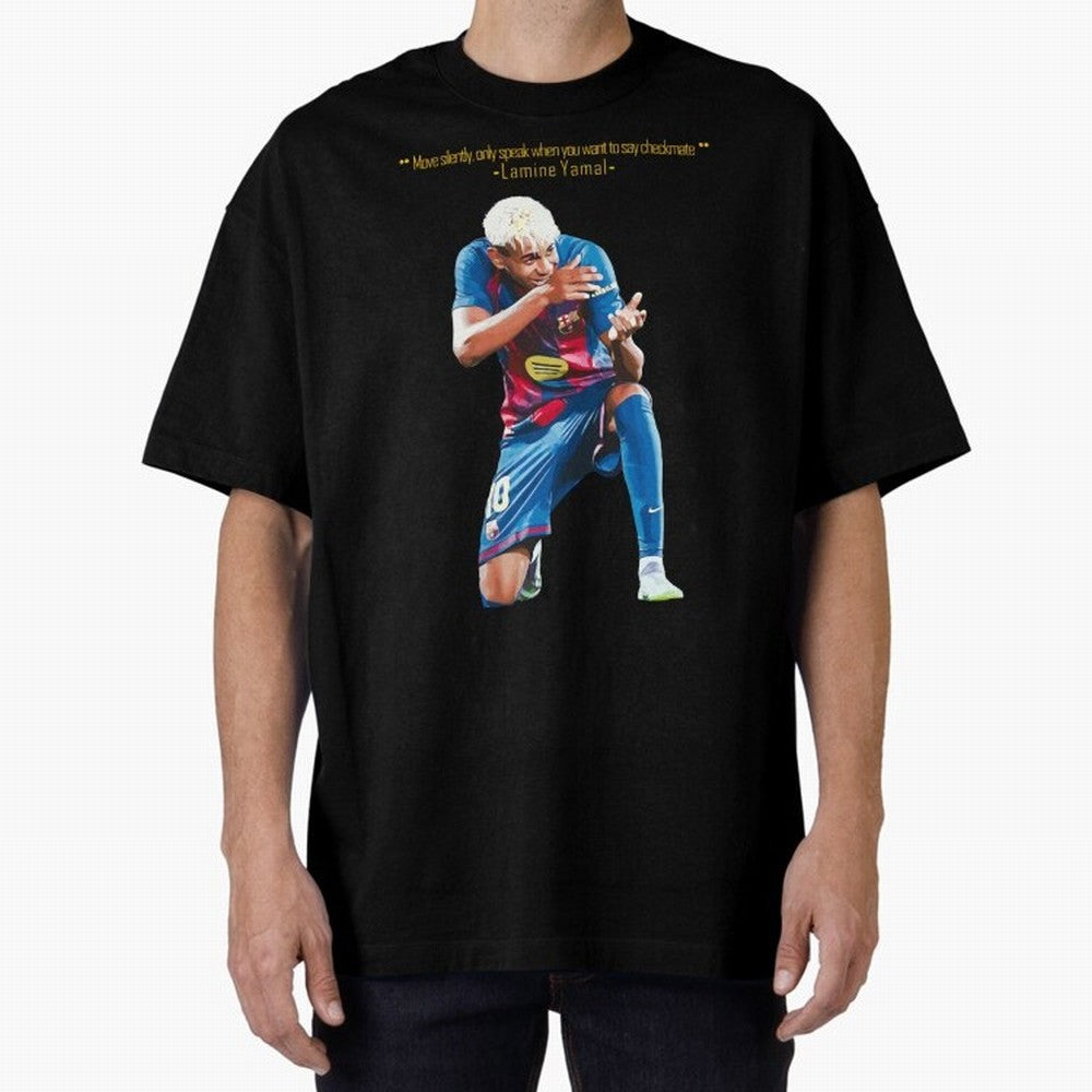 Move Silently Only Speak When You Want To Say Checkmate Lamine Yamal Classic T-Shirt Celebrate the Stars of Global Football Passion for FIFA World Cup 2026 USA Canada Mexico, with Neymar, Argentina, Goal Celebration Energy, Supporter Heritage,