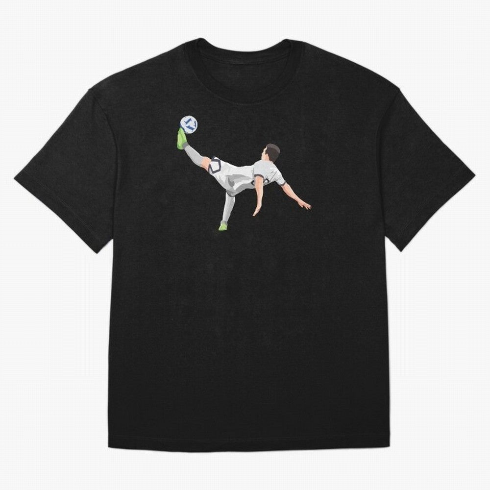 Messi Bicycle Kick Oversized T-Shirt Share the Excitement of Global Football Passion for FIFA World Cup 2026, Filled with Messi, CR7 and Mbappe, Spain and Netherlands, Supporter Pride, Iconic Celebrations, Legendary Names and Global Match Day