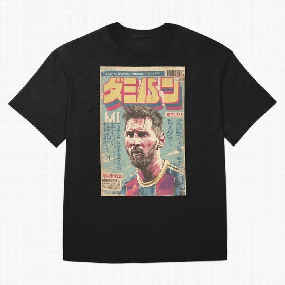 Messi the Goat Japanese Vintage Poster Classic T-Shirt Celebrate Classic Football Spirit in FIFA World Cup 2026 USA Canada Mexico Celebrating Messi, Spain Energy, Tournament Hype, Historic Matchups, Family Viewing Parties and Global Sports Pride;