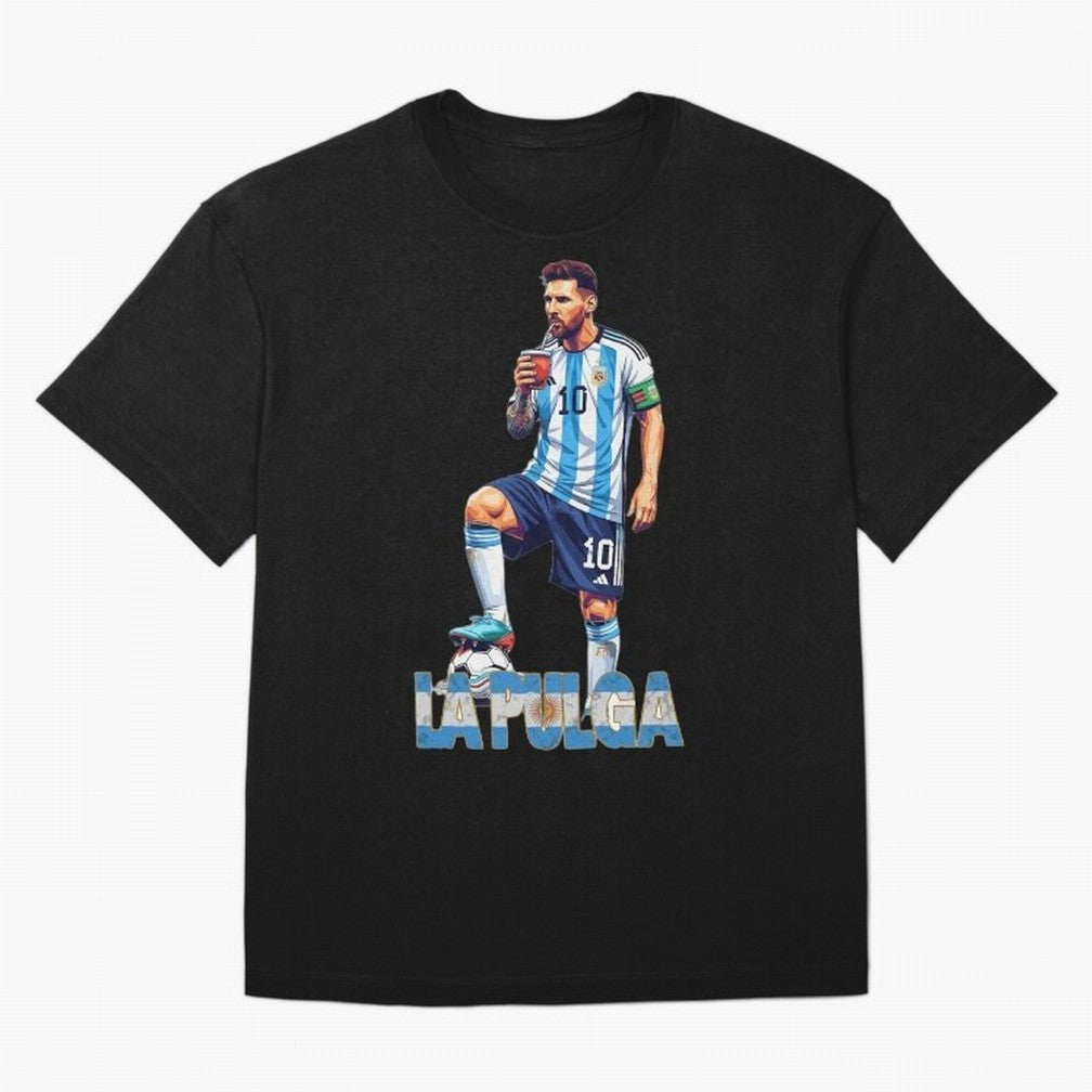 Messi Pop Art Portrait Classic T-Shirt Turn Football Passion into Match Day Hype around FIFA World Cup 2026, Messi and Cristiano Ronaldo, Brazil, Portugal and Argentina, Worldwide Fan Energy, Dramatic Goals, Stadium Lights and Championship