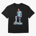 Messi Pop Art Portrait Classic T-Shirt Turn Football Passion into Match Day Hype around FIFA World Cup 2026, Messi and Cristiano Ronaldo, Brazil, Portugal and Argentina, Worldwide Fan Energy, Dramatic Goals, Stadium Lights and Championship
