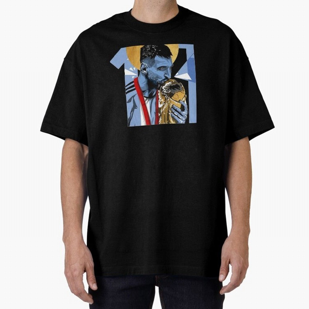 Messi goat Classic T-Shirt Celebrate Golden Goal Energy in Global Football Passion for FIFA World Cup 2026, Highlighting Mbappe, Spain and Netherlands, Retro Football Energy, Iconic Rivalries, Trophy Chase Drama and Stadium Atmosphere; Perfect for