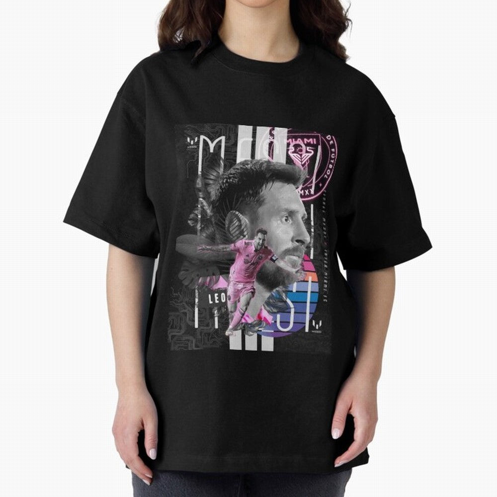 Messi Pop Art Portrait Classic T-Shirt Show Your Stadium Side during FIFA World Cup 2026 Spirit, Celebrating Spain, Cristiano Ronaldo, Game Day Rituals, Football Legends, Country Pride and the Road to the Final; Ideal for Football Dads, Football