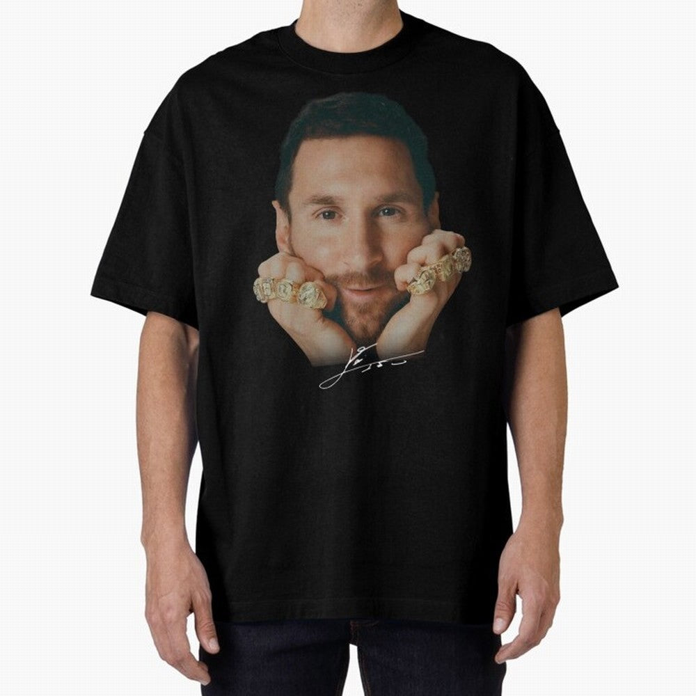 Lionel Messi 8 Ballon d'Or Gold Rings Classic T-Shirt Bring a Champion Mindset to FIFA World Cup 2026 Spirit, Inspired by Germany, Messi, Neymar and Mbappe, Football History, Final Match Energy, Crowd Noise and Once in a Lifetime Moments; Built for
