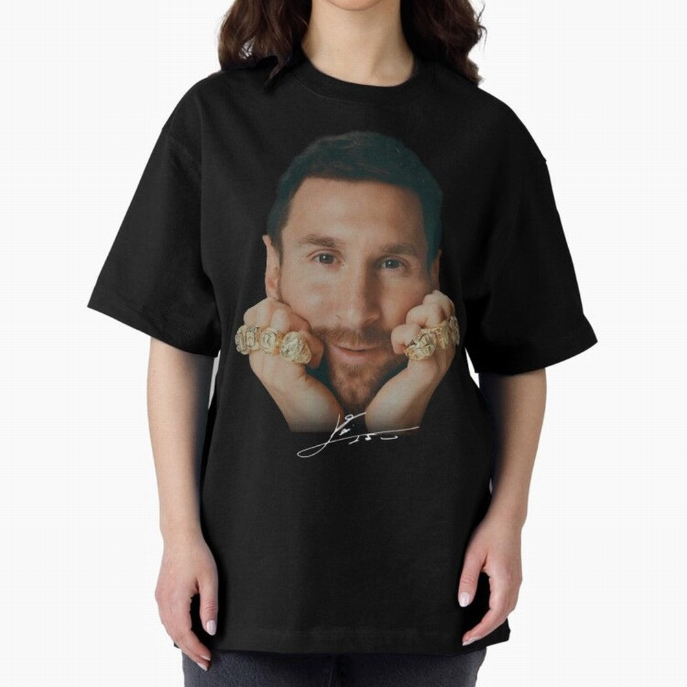 Lionel Messi 8 Ballon d'Or Gold Rings Classic T-Shirt Bring a Champion Mindset to FIFA World Cup 2026 Spirit, Inspired by Germany, Messi, Neymar and Mbappe, Football History, Final Match Energy, Crowd Noise and Once in a Lifetime Moments; Built for