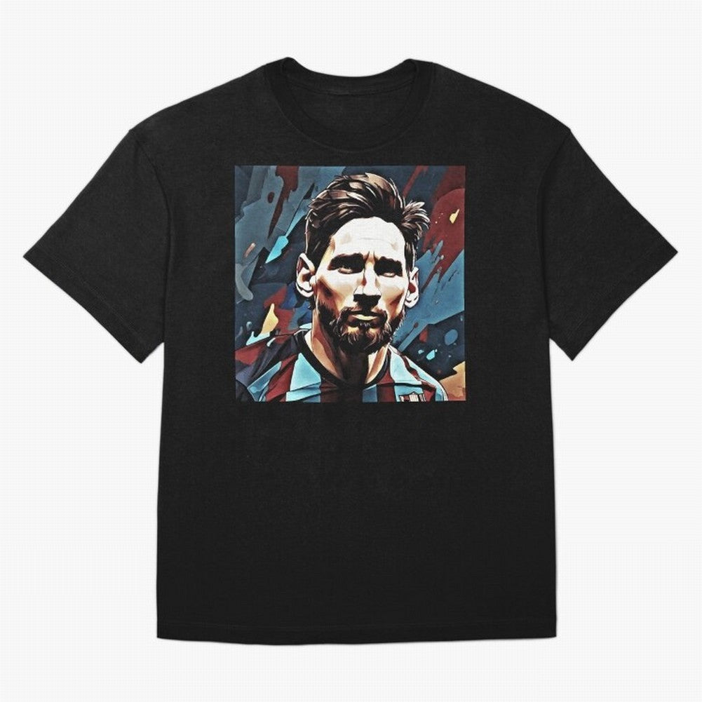 Messi The GOAT Oversized T-Shirt Make Game Day About Global Football Passion for FIFA World Cup 2026, Inspired by Mbappe and Neymar, Germany, Sports Nostalgia, International Competition, Famous Players and Unforgettable Victories; Ideal for Fans